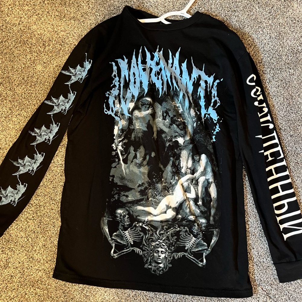 Widow Covenant Oversized Long Sleeve Tee